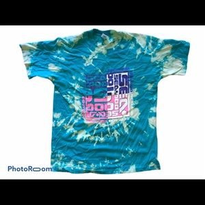 Bleach Tye Dye Vintage Single Stitch Seadoo shirt